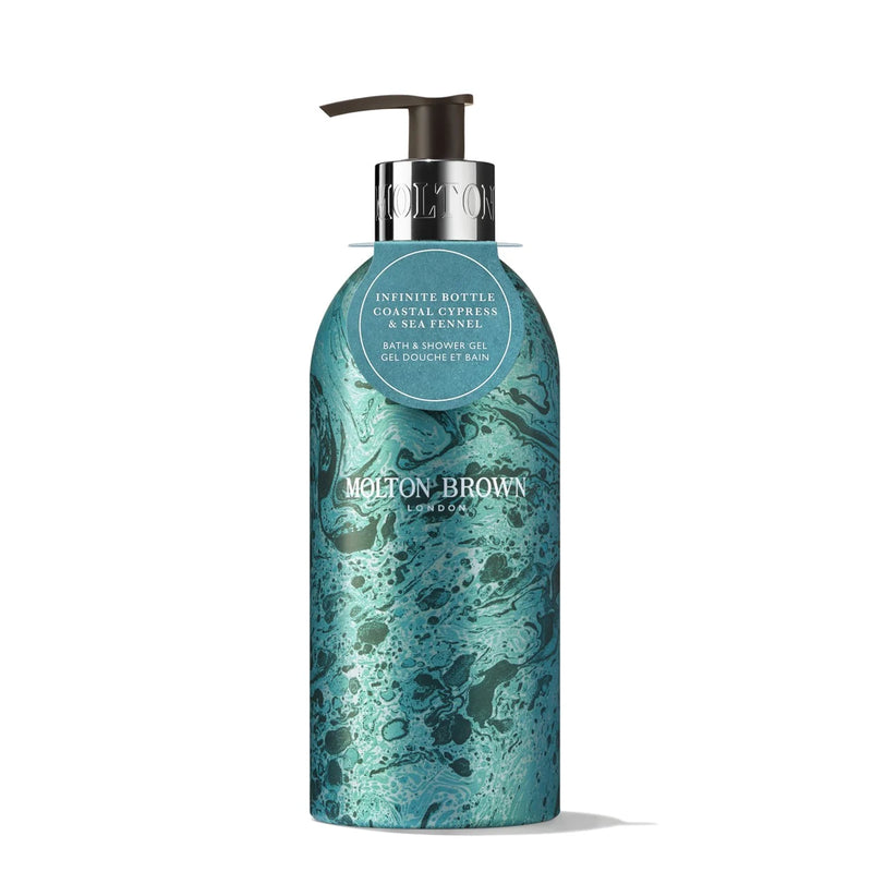 MOLTON BROWN LIMITED EDITION COASTAL CYPRESS & SEA FENNEL BATH & SHOWER GEL INFINITE BOTTLE