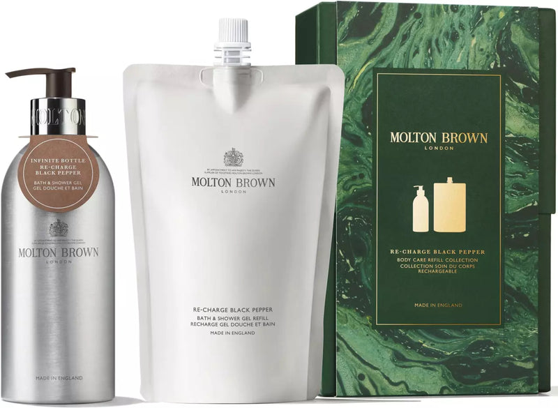 Molton Brown Re-Charge Black Pepper Body Care Refill Giftset